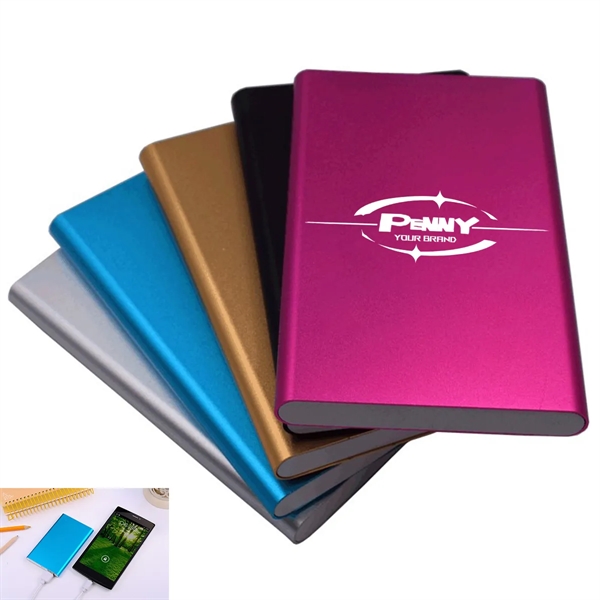 10000 mAh Ultra Slim Phone Power Bank Portable Charger - 10000 mAh Ultra Slim Phone Power Bank Portable Charger - Image 0 of 2