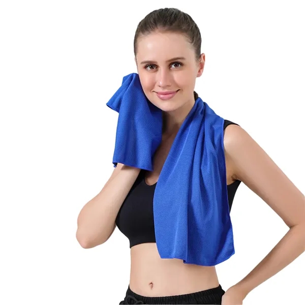 Summer Ice Cold Feeling Sport Towel - Summer Ice Cold Feeling Sport Towel - Image 1 of 2