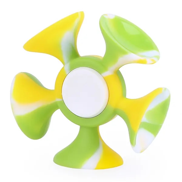 Silicone Fidget Spinners Toy With Suction Cup - Silicone Fidget Spinners Toy With Suction Cup - Image 1 of 10