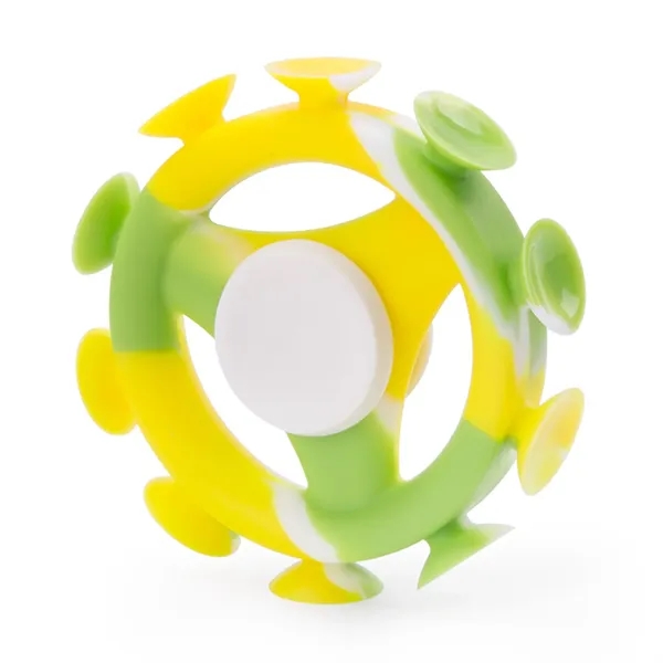 Silicone Fidget Spinners Toy With Suction Cup - Silicone Fidget Spinners Toy With Suction Cup - Image 7 of 10