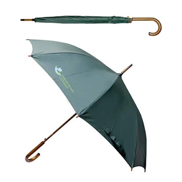 EXECUTIVE UMBRELLA - 48" Arc with Hook Handle - EXECUTIVE UMBRELLA - 48" Arc with Hook Handle - Image 3 of 6