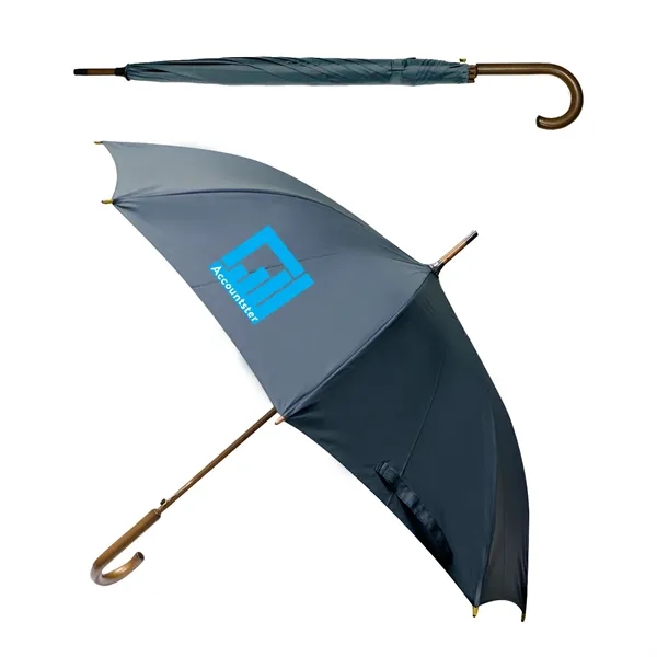 EXECUTIVE UMBRELLA - 48" Arc with Hook Handle - EXECUTIVE UMBRELLA - 48" Arc with Hook Handle - Image 4 of 6