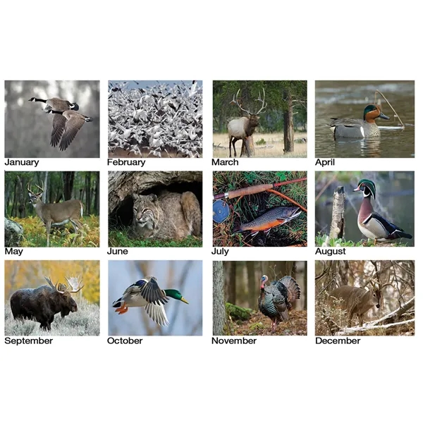 Wildlife Tent Desk Calendar - Wildlife Tent Desk Calendar - Image 1 of 1