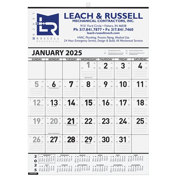 Black Contractor Calendars - Black Contractor Calendars - Image 0 of 1