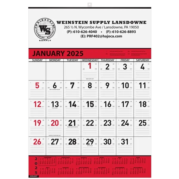 Red Contractor Calendars - Red Contractor Calendars - Image 1 of 1