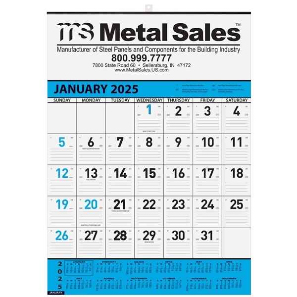 Blue Contractor Calendars - Blue Contractor Calendars - Image 1 of 1