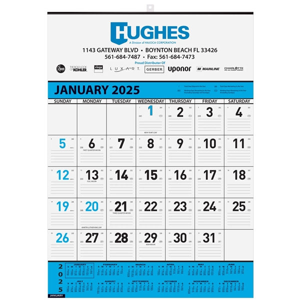 Blue Contractor Calendars - Blue Contractor Calendars - Image 0 of 1