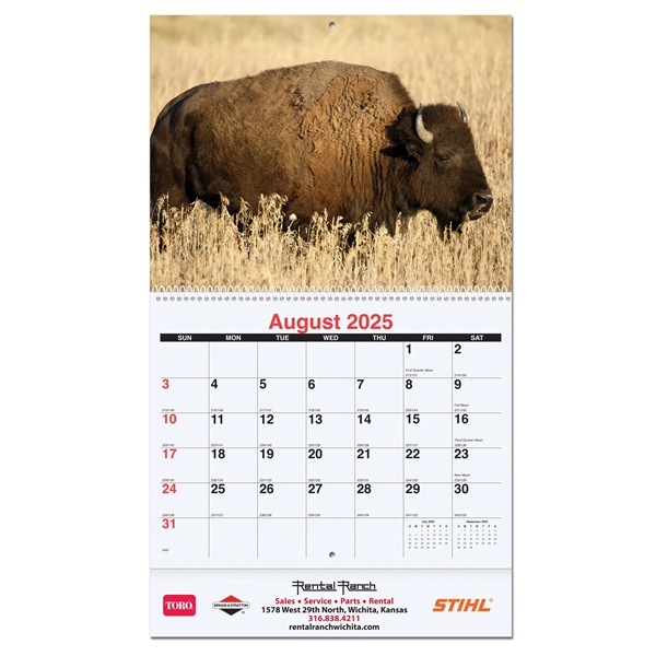 Monthly Wall Calendar - American Wildlife - Monthly Wall Calendar - American Wildlife - Image 0 of 2