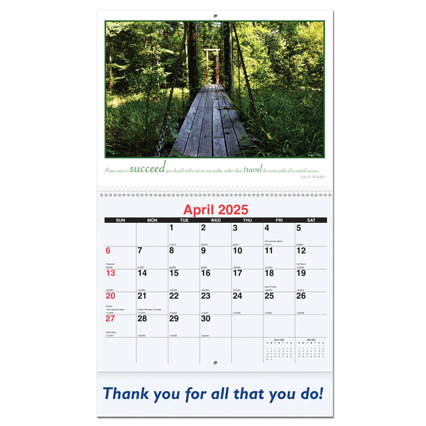 Monthly Wall Calendar - Motivations - Monthly Wall Calendar - Motivations - Image 0 of 4