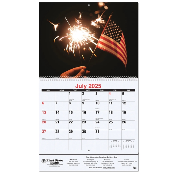 Old Glory Wall Calendar - Old Glory Wall Calendar - Image 0 of 4