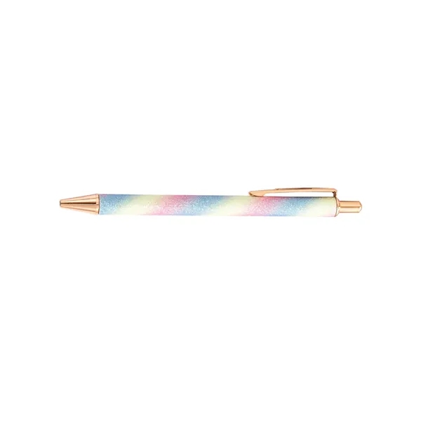 Glitter PU Leather Metal Pen - Glitter PU Leather Metal Pen - Image 8 of 10