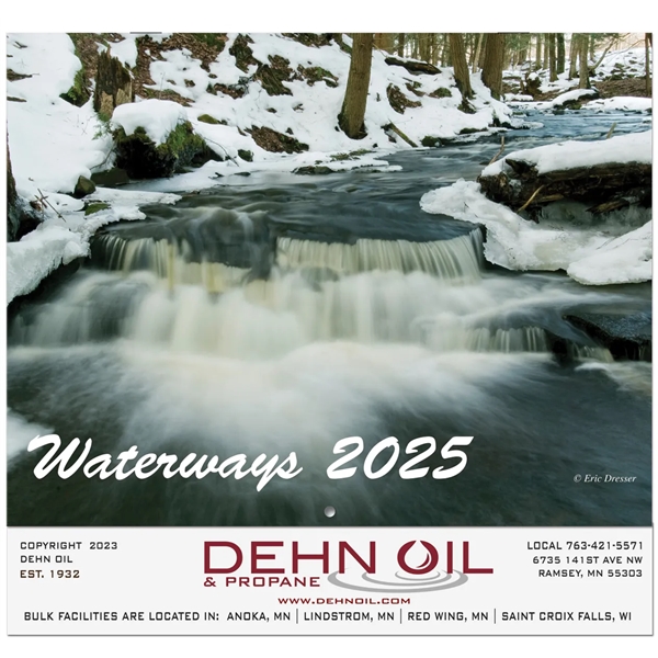 Monthly Wall Calendar - Waterways - Monthly Wall Calendar - Waterways - Image 2 of 2