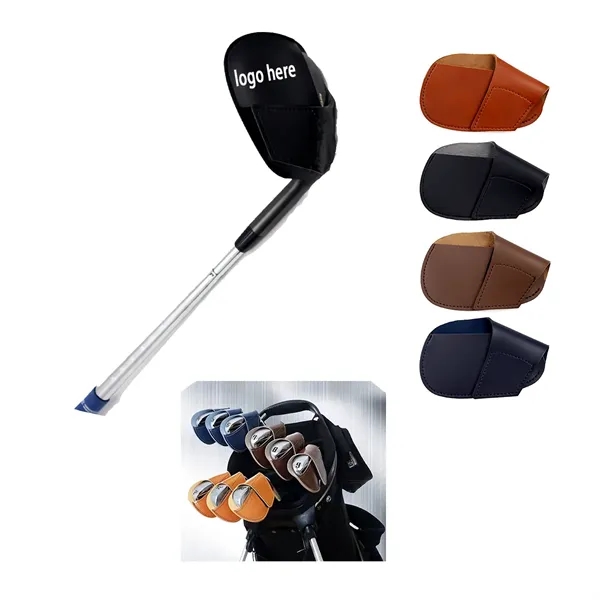 PU Leather Golf Club Head Cover - PU Leather Golf Club Head Cover - Image 0 of 1