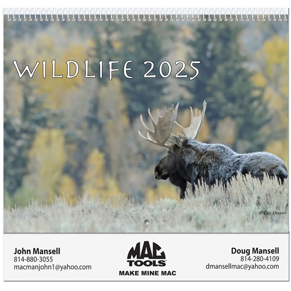 Monthly Wall Calendar - Wildlife - Monthly Wall Calendar - Wildlife - Image 2 of 3
