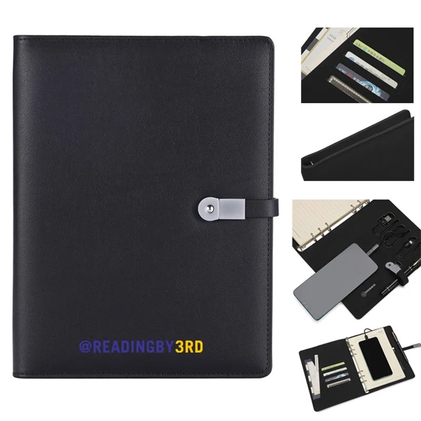Upgrade Padfolio Folder Power Bank And USB Drive For Meeting - Upgrade Padfolio Folder Power Bank And USB Drive For Meeting - Image 2 of 11