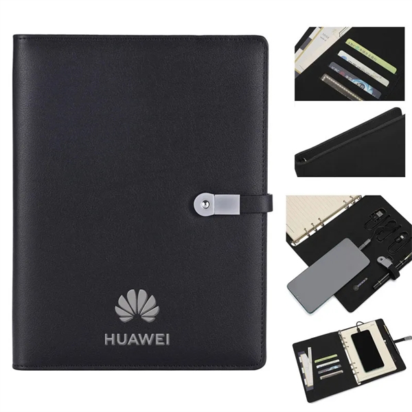 Upgrade Padfolio Folder Power Bank And USB Drive For Meeting - Upgrade Padfolio Folder Power Bank And USB Drive For Meeting - Image 4 of 11