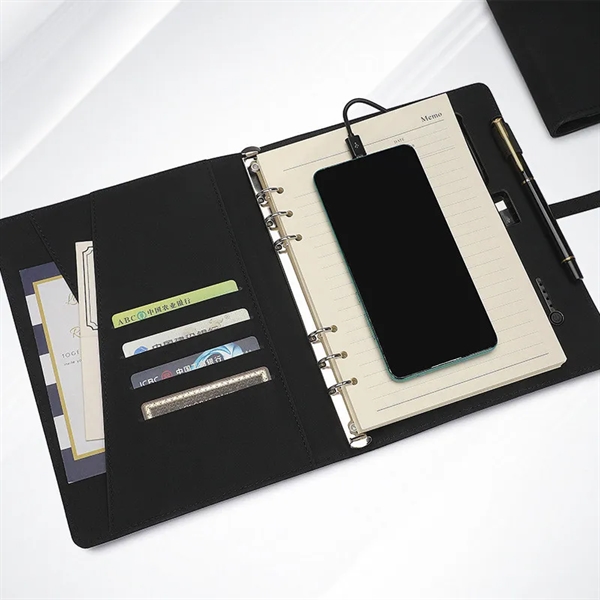 Upgrade Padfolio Folder Power Bank And USB Drive For Meeting - Upgrade Padfolio Folder Power Bank And USB Drive For Meeting - Image 9 of 11