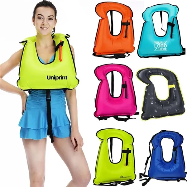 Adults Portable Inflatable Swim Vest - Adults Portable Inflatable Swim Vest - Image 0 of 4