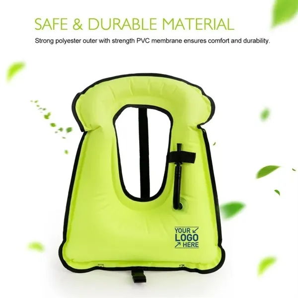 Adults Portable Inflatable Swim Vest - Adults Portable Inflatable Swim Vest - Image 1 of 4