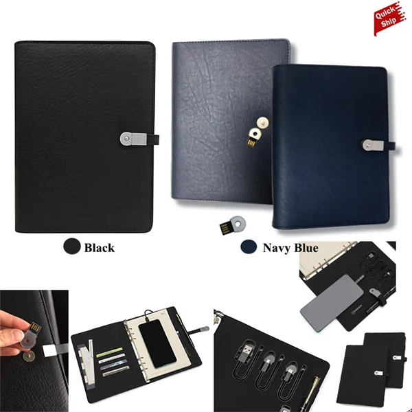 Upgrade Padfolio Folder Power Bank And USB Drive For Meeting - Upgrade Padfolio Folder Power Bank And USB Drive For Meeting - Image 0 of 11