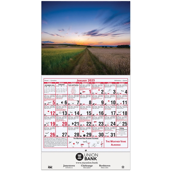 Weather Vane Almanac Calendar - Weather Vane Almanac Calendar - Image 0 of 4