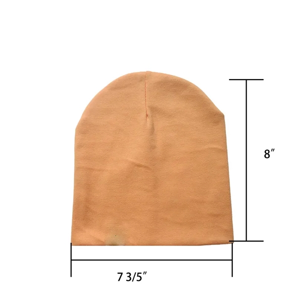 Unisex Baby Knitted Cotton Beanie Hat - Unisex Baby Knitted Cotton Beanie Hat - Image 3 of 3