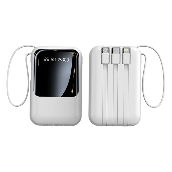 Fast Charging Built In Cables Power Bank - Fast Charging Built In Cables Power Bank - Image 5 of 6