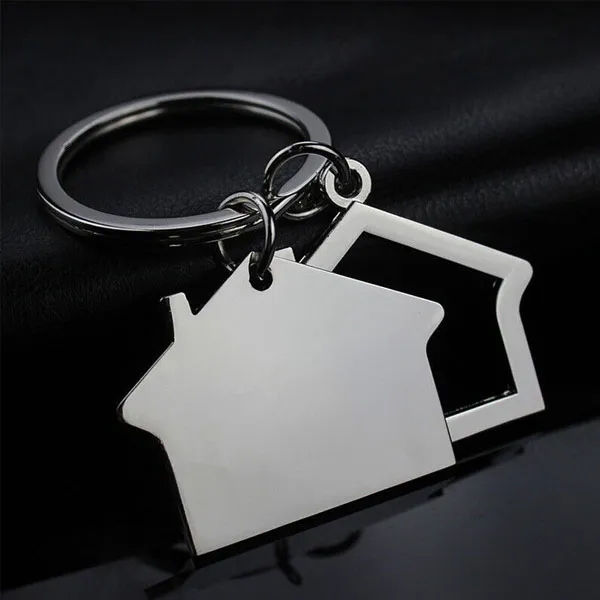 Metal House shaped Keychains For Real Estate - Metal House shaped Keychains For Real Estate - Image 3 of 3