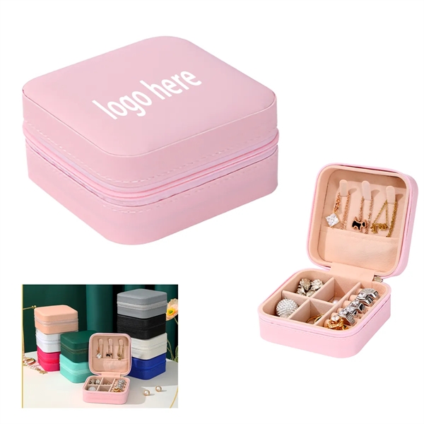 PU Leather Jewelry Storage Box