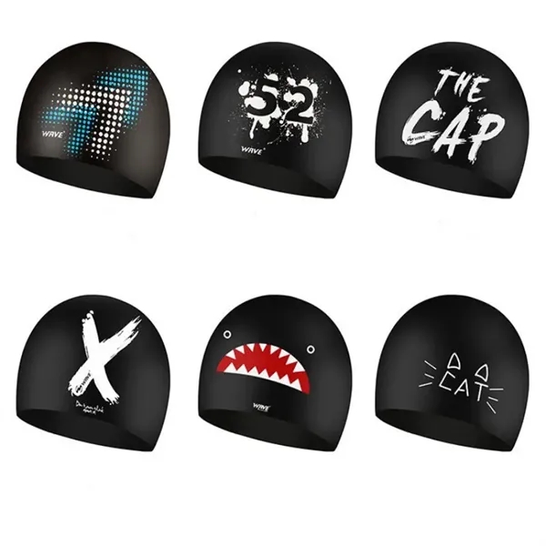 Waterproof  Silicone Swim Cap - Waterproof  Silicone Swim Cap - Image 1 of 6