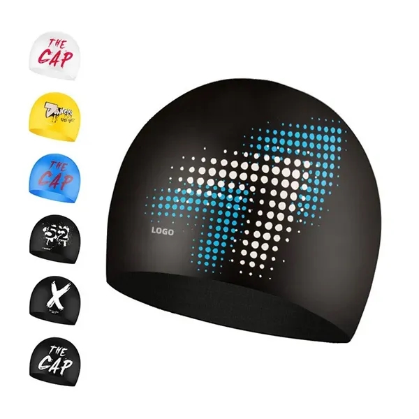 Waterproof  Silicone Swim Cap - Waterproof  Silicone Swim Cap - Image 0 of 6