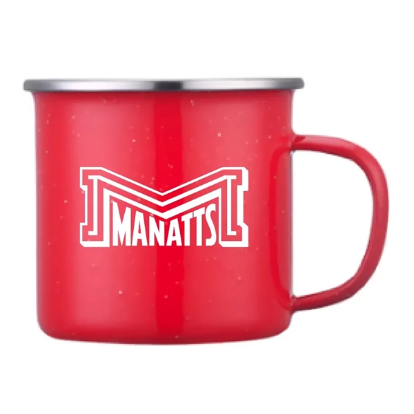 16 Oz Enamel Metal Camper coffee Mug - 16 Oz Enamel Metal Camper coffee Mug - Image 2 of 3