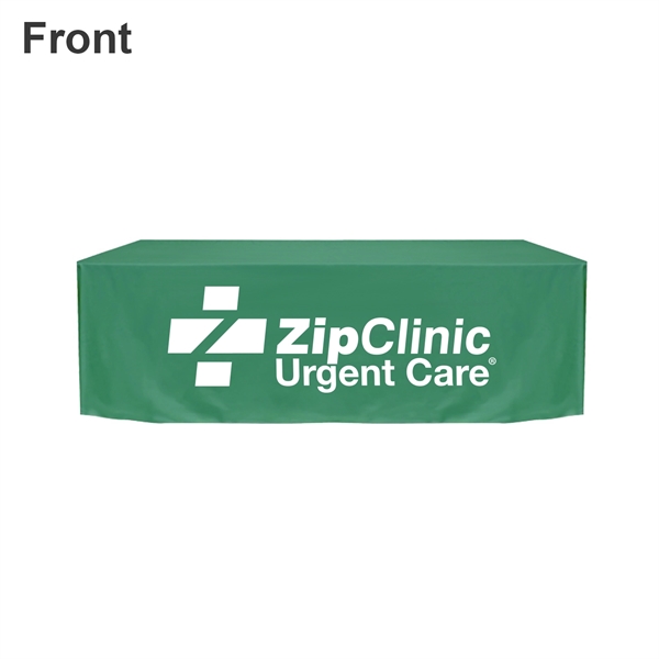8' Closed-Back Zipper Fitted Table - 8' Closed-Back Zipper Fitted Table - Image 0 of 4