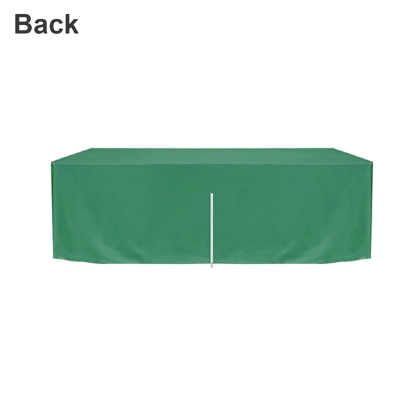 8' Closed-Back Zipper Fitted Table - 8' Closed-Back Zipper Fitted Table - Image 1 of 4