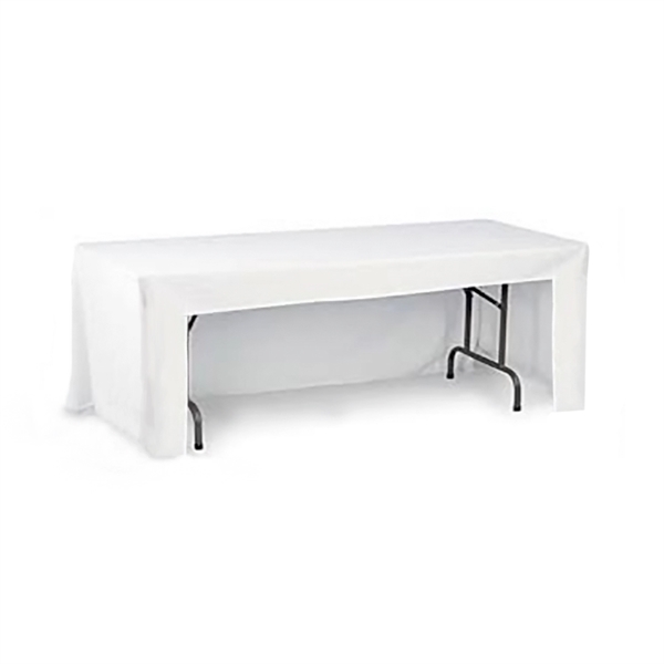 8' Open-Back Fitted Table - 8' Open-Back Fitted Table - Image 1 of 4