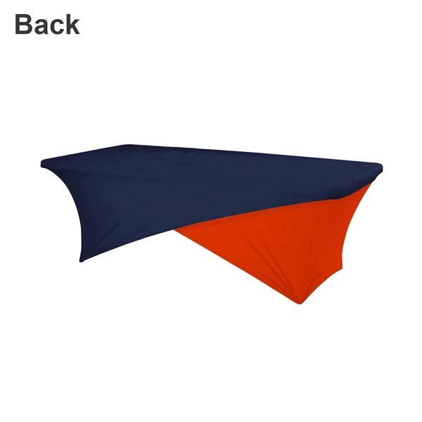 8' Cross Over Stretch Table Cover - 8' Cross Over Stretch Table Cover - Image 0 of 5