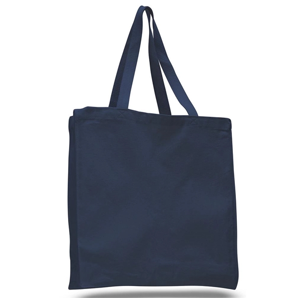 Cotton Canvas Gusset Tote - Cotton Canvas Gusset Tote - Image 2 of 10