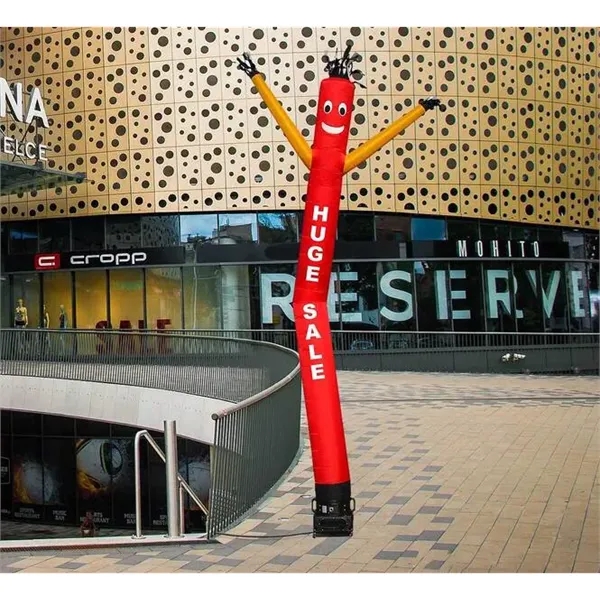 Huge Sale Inflatable Tube Man Red with Yellow Arms- 20ft - Huge Sale Inflatable Tube Man Red with Yellow Arms- 20ft - Image 1 of 1