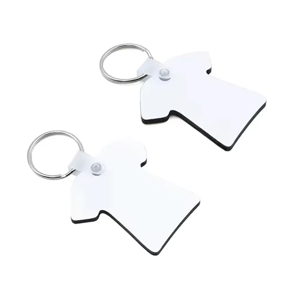 Dress Shaped Sublimation MDF Keychain - Dress Shaped Sublimation MDF Keychain - Image 1 of 3