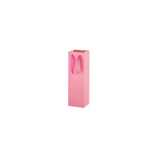 Elegant Single Kraft Red Wine Carrier Bag - Elegant Single Kraft Red Wine Carrier Bag - Image 5 of 7