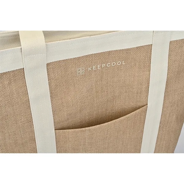 KEEPCOOL® Nairobi Jute Shopper Cooler - KEEPCOOL® Nairobi Jute Shopper Cooler - Image 1 of 7