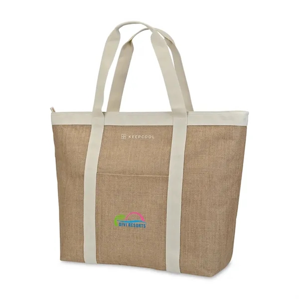 KEEPCOOL® Nairobi Jute Shopper Cooler - KEEPCOOL® Nairobi Jute Shopper Cooler - Image 3 of 7