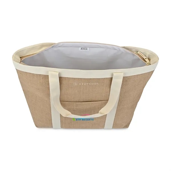 KEEPCOOL® Nairobi Jute Shopper Cooler - KEEPCOOL® Nairobi Jute Shopper Cooler - Image 4 of 7
