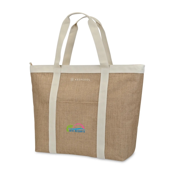 KEEPCOOL® Nairobi Jute Shopper Cooler - KEEPCOOL® Nairobi Jute Shopper Cooler - Image 3 of 7