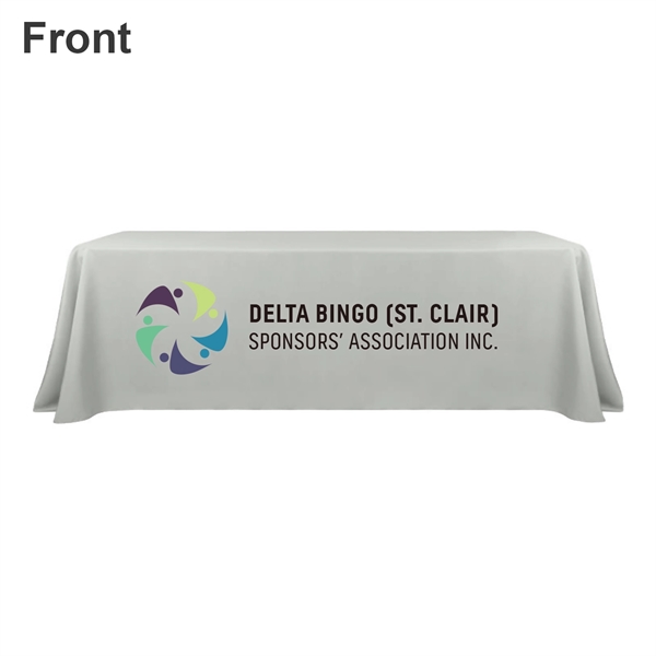 Custom 8' Closed-Back Table Throws