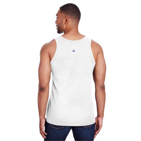 Champion Men's Ringspun Cotton Tank Top - Champion Men's Ringspun Cotton Tank Top - Image 2 of 2