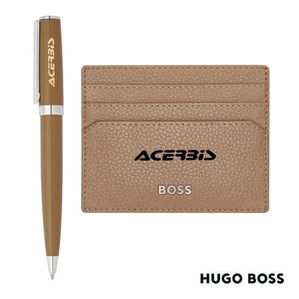 Hugo Boss® Ballpoint Pen & Card Holder Set - Hugo Boss® Ballpoint Pen & Card Holder Set - Image 0 of 1