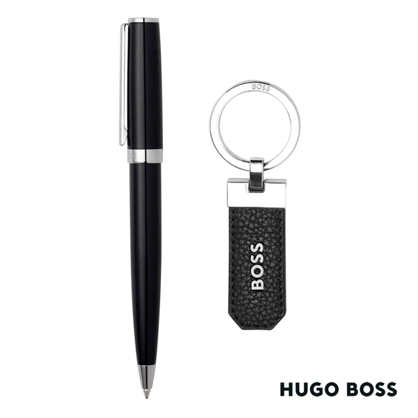 Hugo Boss® Ballpoint Pen & Key Ring set - Hugo Boss® Ballpoint Pen & Key Ring set - Image 1 of 1