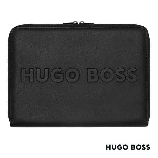 Hugo Boss® Label A4 Conference Zip Folder - Hugo Boss® Label A4 Conference Zip Folder - Image 1 of 1