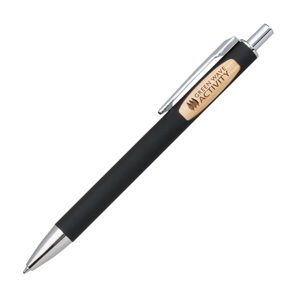 Sylvia Clicker Pen w/Bamboo Accent - Sylvia Clicker Pen w/Bamboo Accent - Image 0 of 9